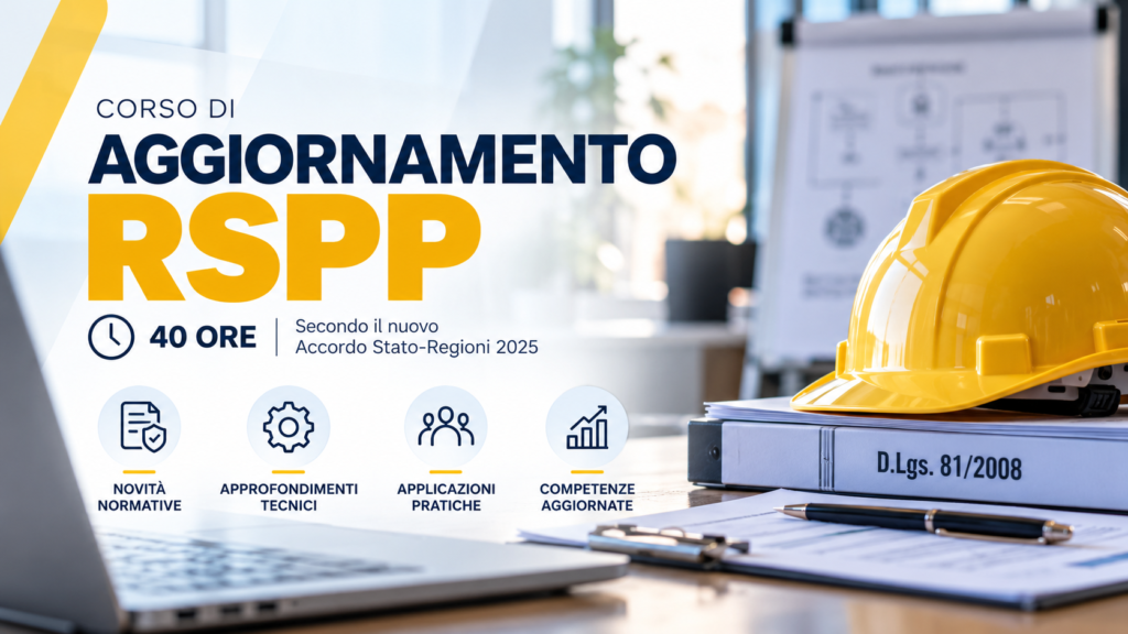Corso di Aggiornamento RSPP 40 ore
