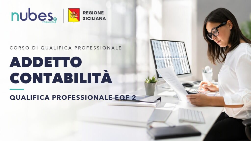 Corso di Addetto contabilità – Nubes Formazione e Regione Siciliana