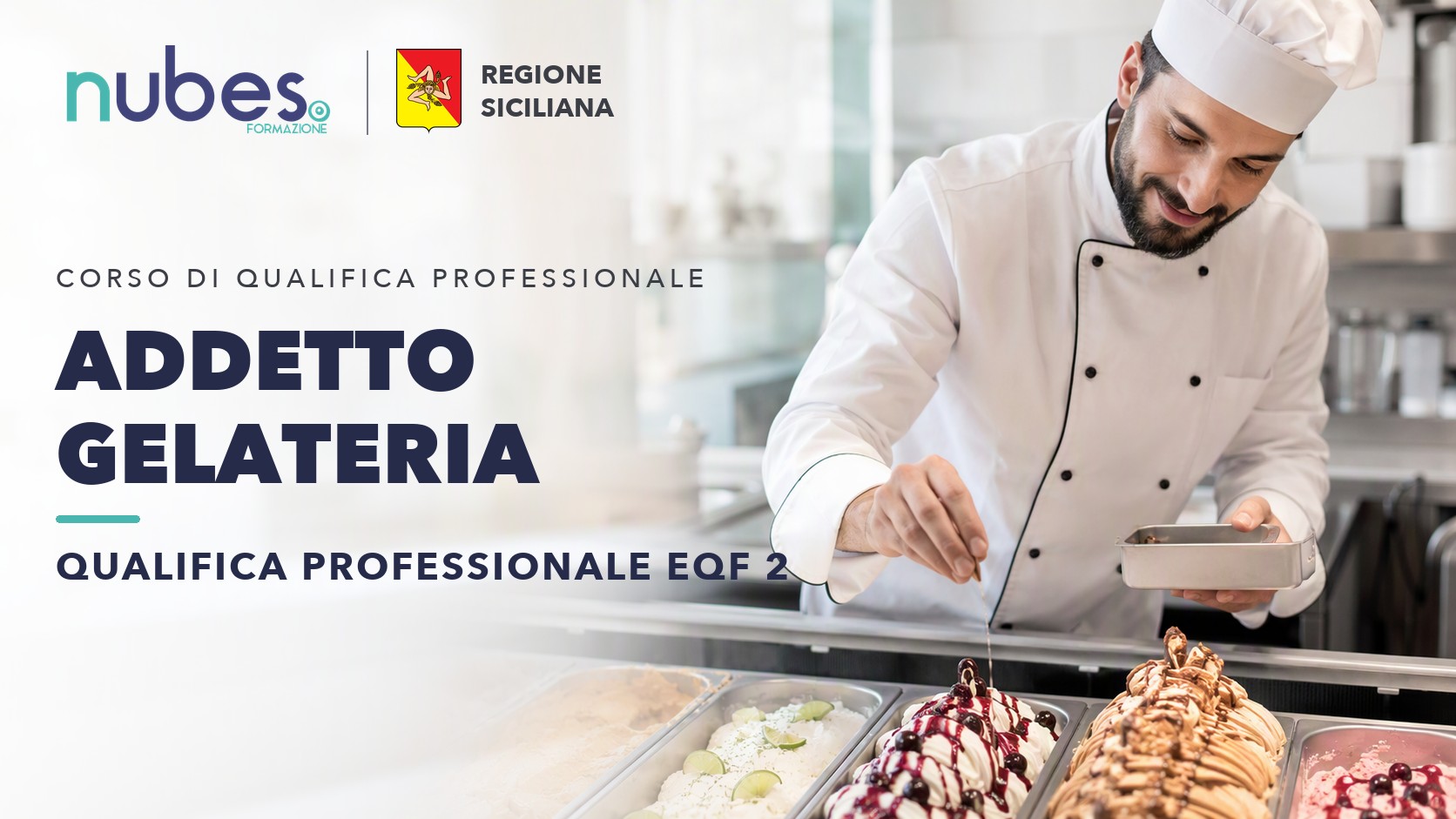 Corso di Addetto gelateria – Nubes Formazione e Regione Siciliana