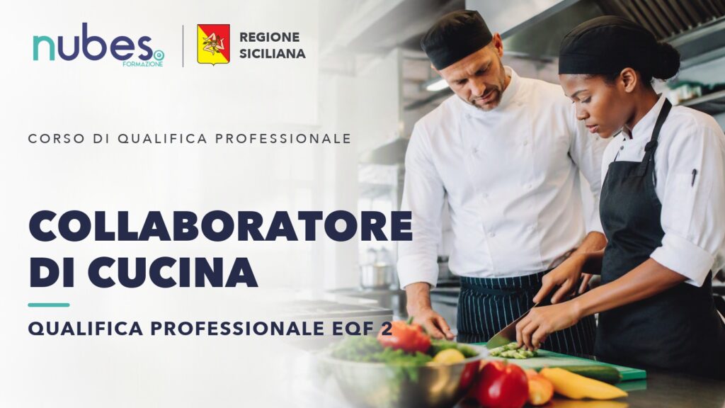 Corso di Collaboratore di cucina – Nubes Formazione e Regione Siciliana