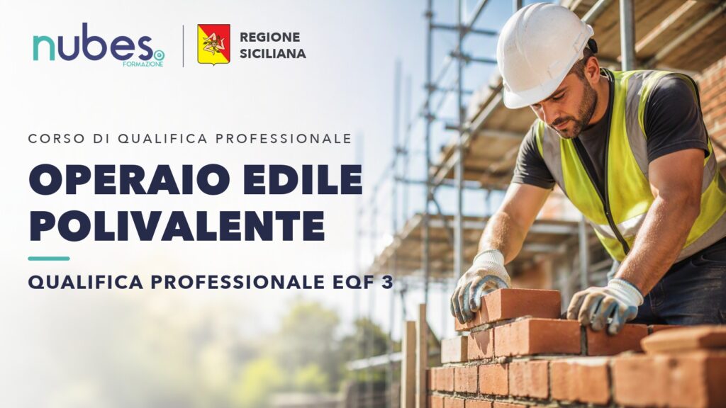 Corso di Operaio Edile Polivalente – Nubes Formazione e Regione Siciliana