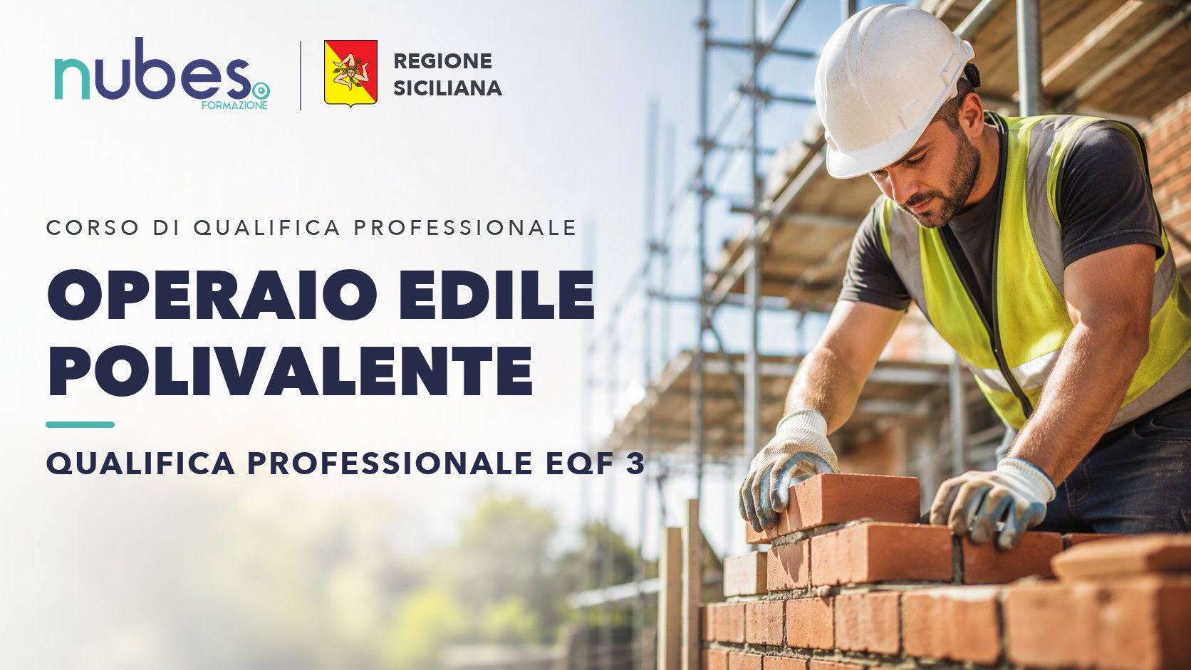 Corso di Operaio Edile Polivalente – Nubes Formazione e Regione Siciliana