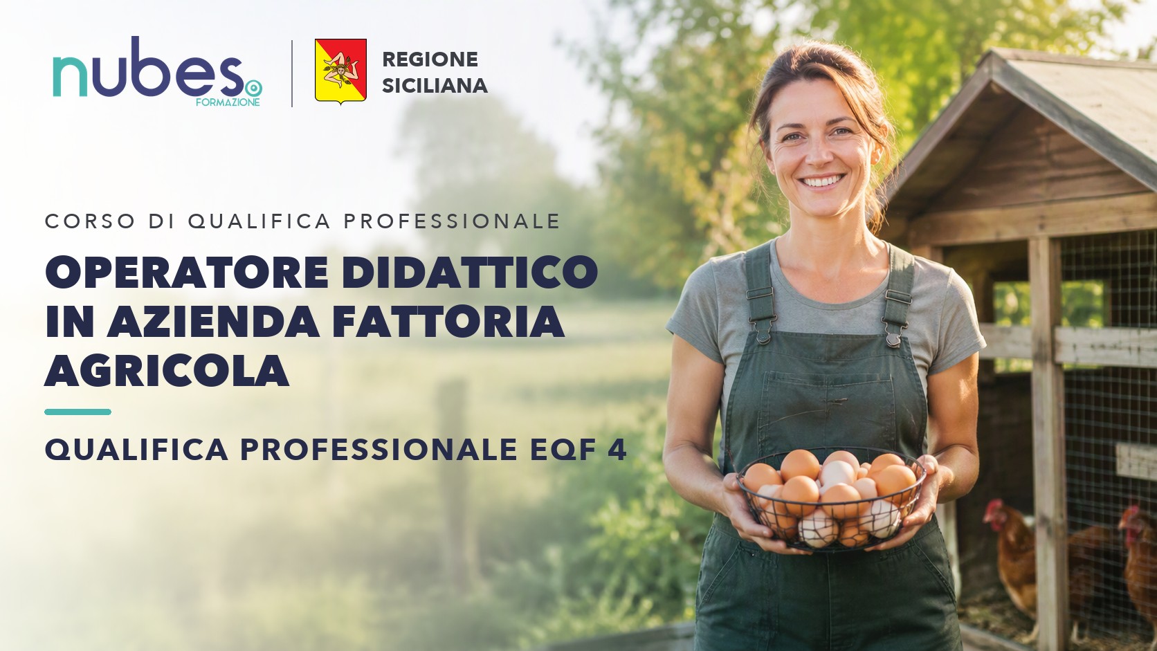Corso di Operatore didattico in azienda fattoria agricola – Nubes Formazione e Regione Siciliana