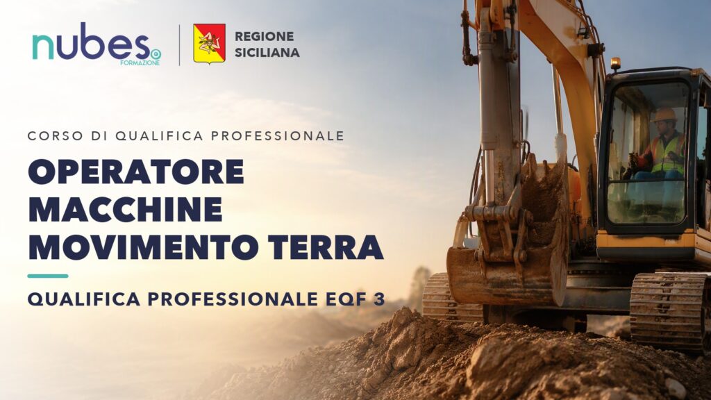 Corso di Operatore macchine movimento terra – Nubes Formazione e Regione Siciliana