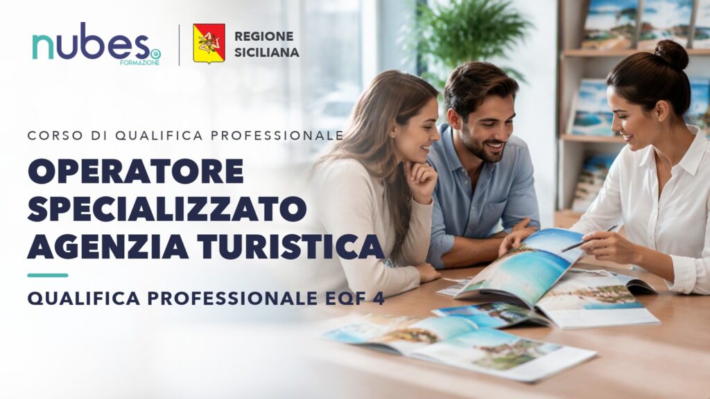 Corso di Operatore specializzato agenzia turistica – Nubes Formazione e Regione Siciliana