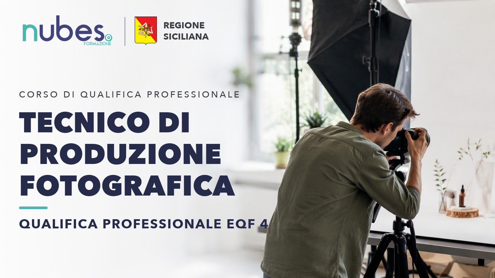 Corso di Tecnico di produzione fotografica – Nubes Formazione e Regione Siciliana