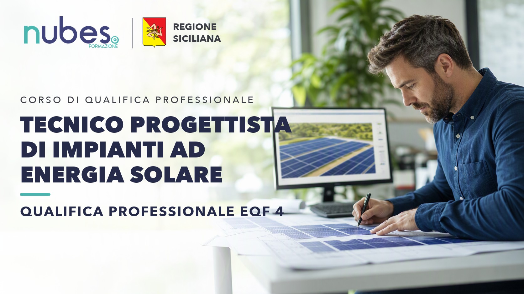 Corso di Tecnico progettista di impianti ad energia solare – Nubes Formazione e Regione Siciliana