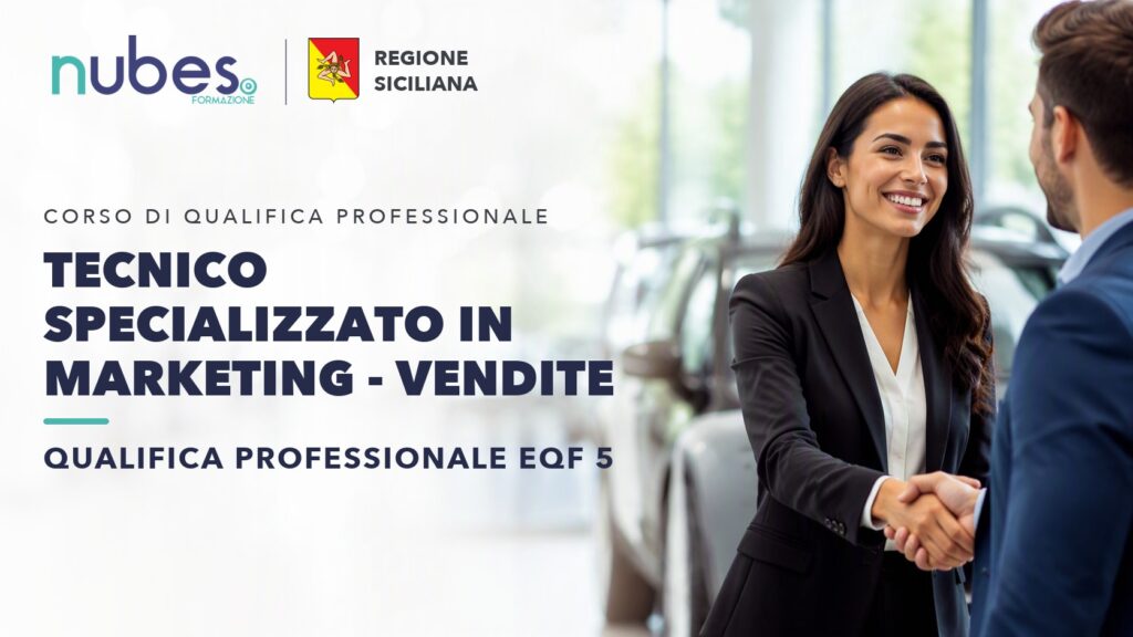 Corso di Tecnico specializzato in marketing - Vendite – Nubes Formazione e Regione Siciliana